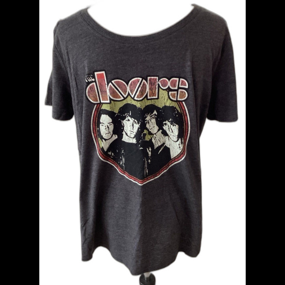 The Doors T-Shirt Unisex Size 2 Color Grey Graphic Tee - Picture 1 of 6
